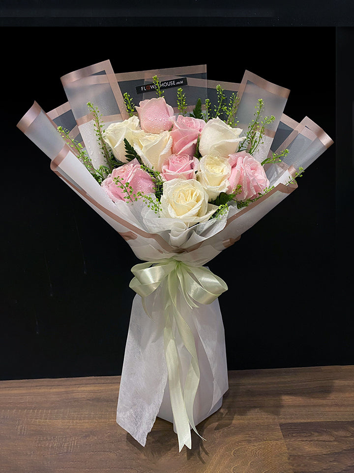 10 Premium Roses Bouquet