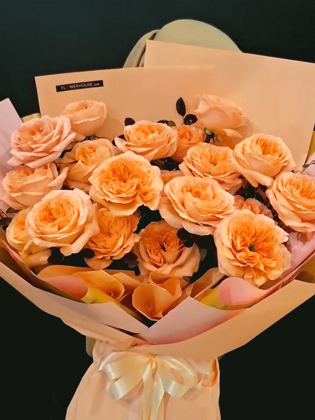 24 David Austin Bouquet
