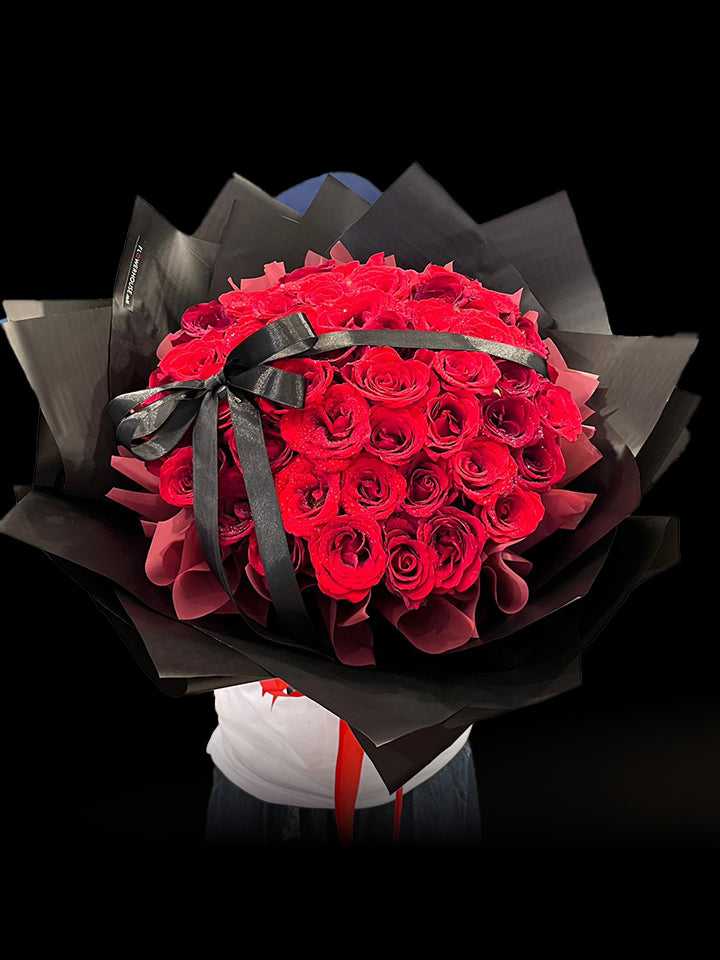 Forever Yours 50 Ecuador Red Roses Bouquet