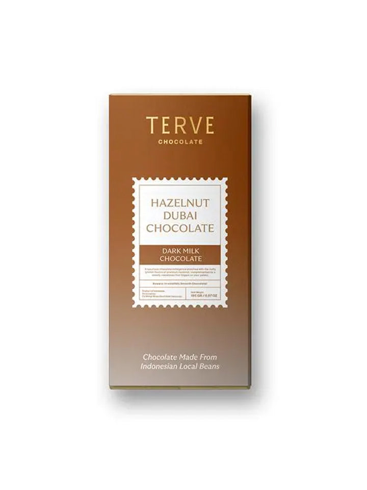 Terve Hazelnut Dubai Dark Milk Chocolate 95gr