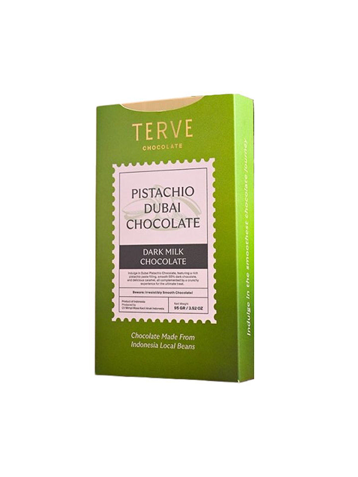 Terve Dubai Chocolate Dark Milk Pistachio 95 gram