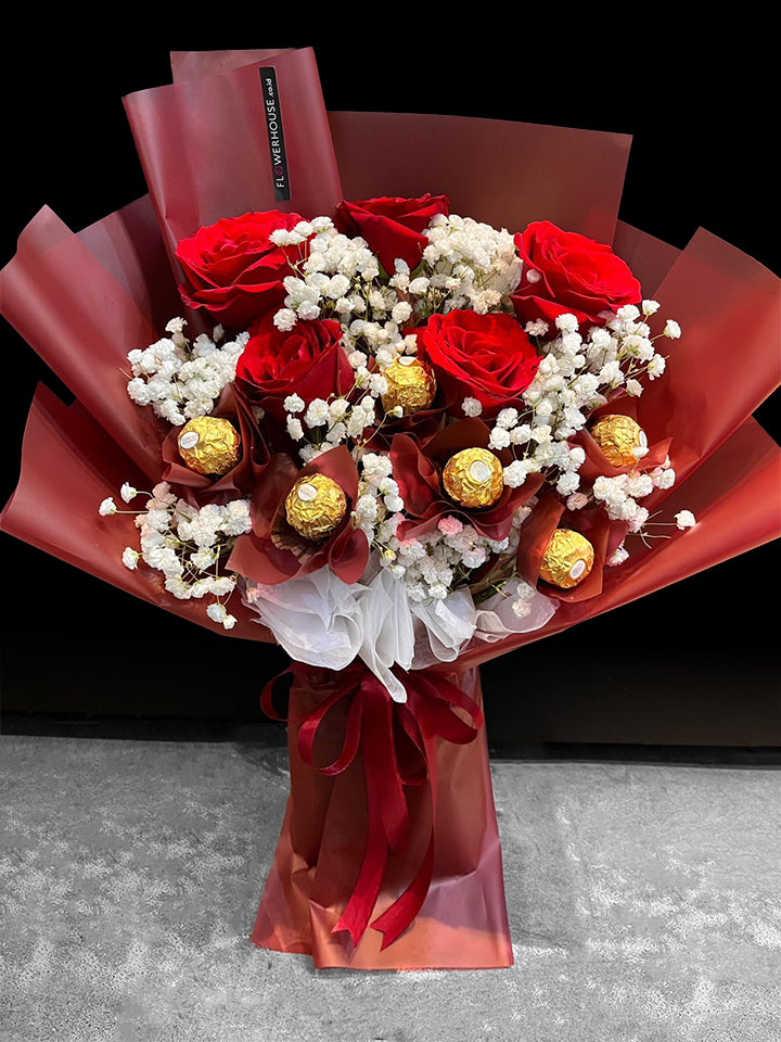 Scarlet Choco Bouquet