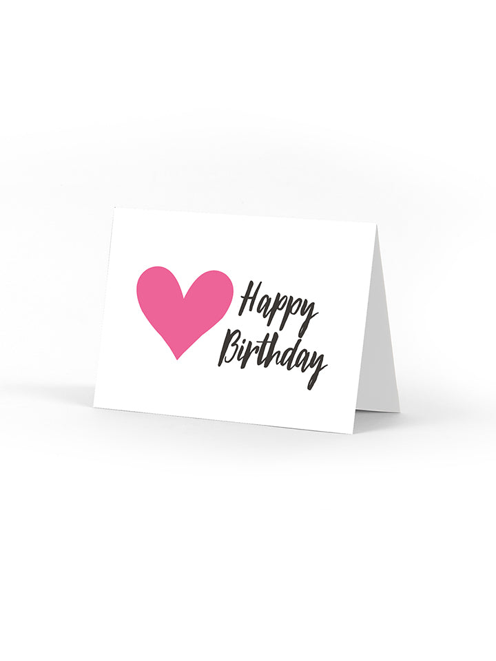 Happy Birthday Heart Card