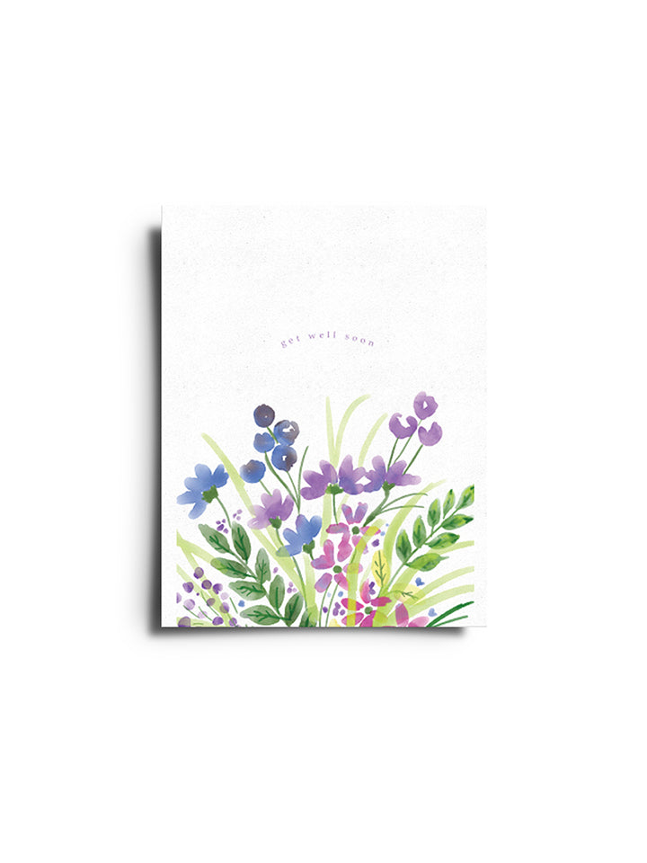 Get Well Soon Flower Card