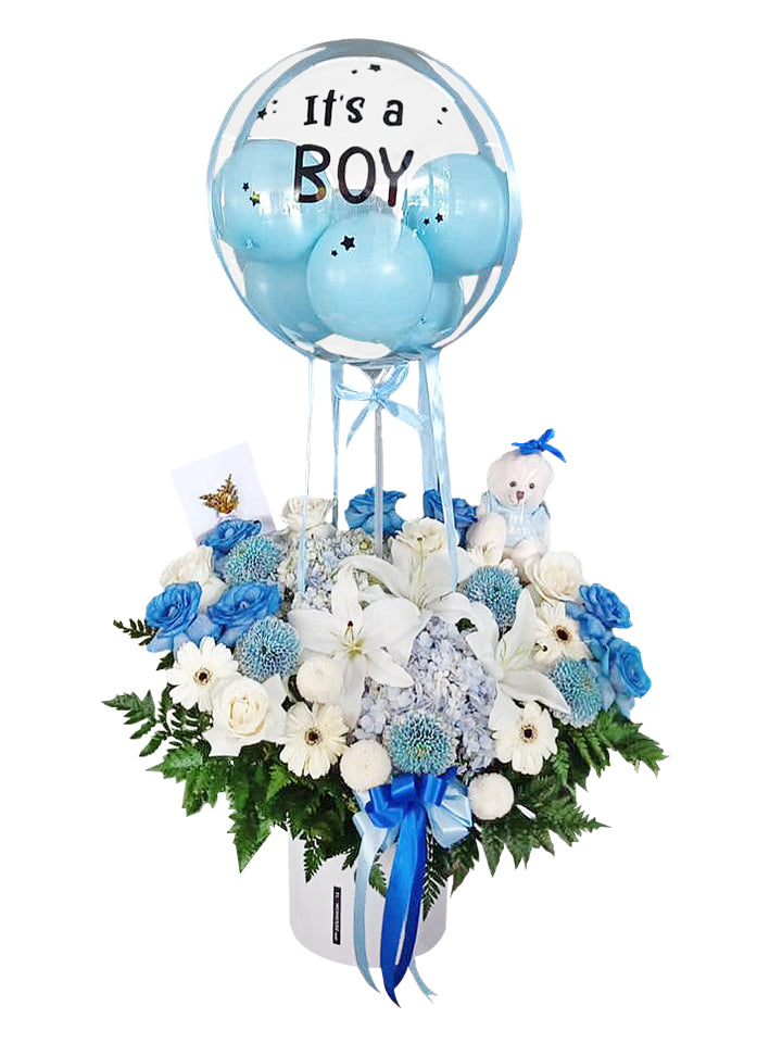 Bébé Balloon Fleur Box