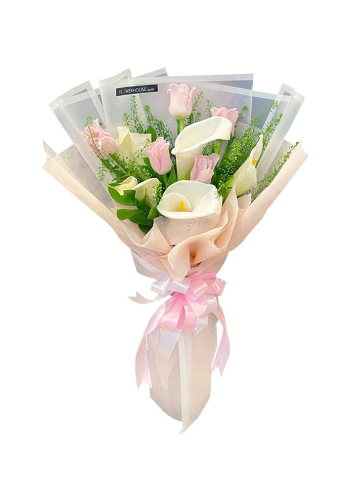 Calla Lily Tulip Bouquet