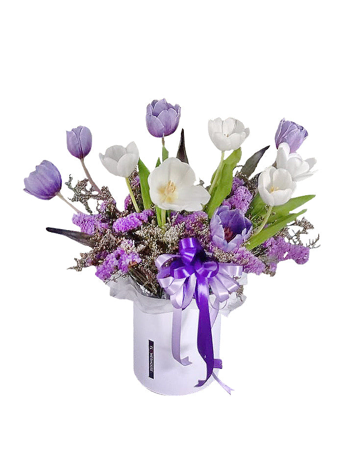 Deary Tulip Posy Box