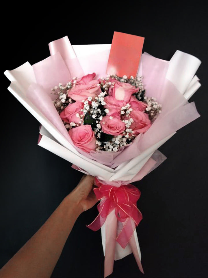 10 Premium Roses Bouquet