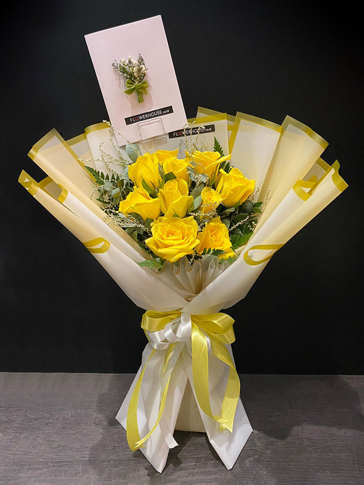 10 Premium Roses Bouquet