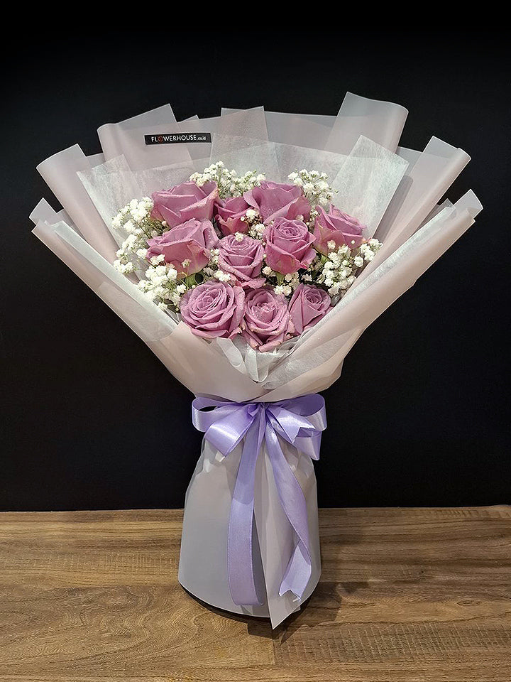 10 Premium Roses Bouquet