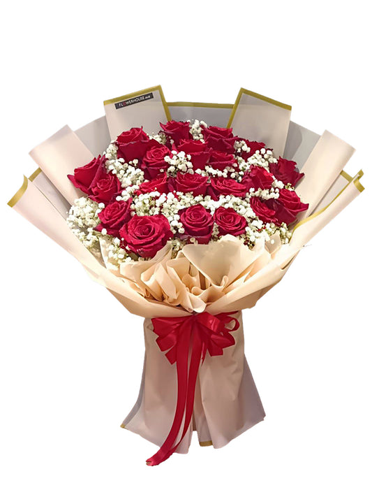 20 Ecuador Roses Bouquet