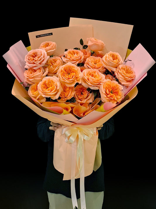 24 David Austin Bouquet