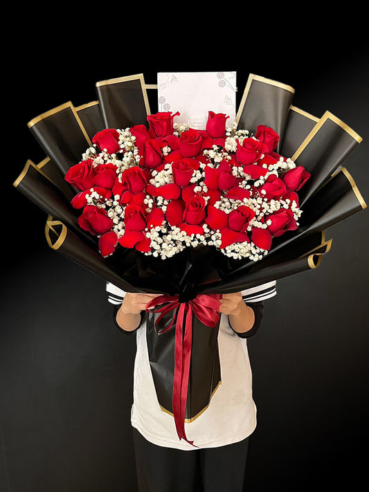 Baby Love 20 Premium Red Roses Bouquet