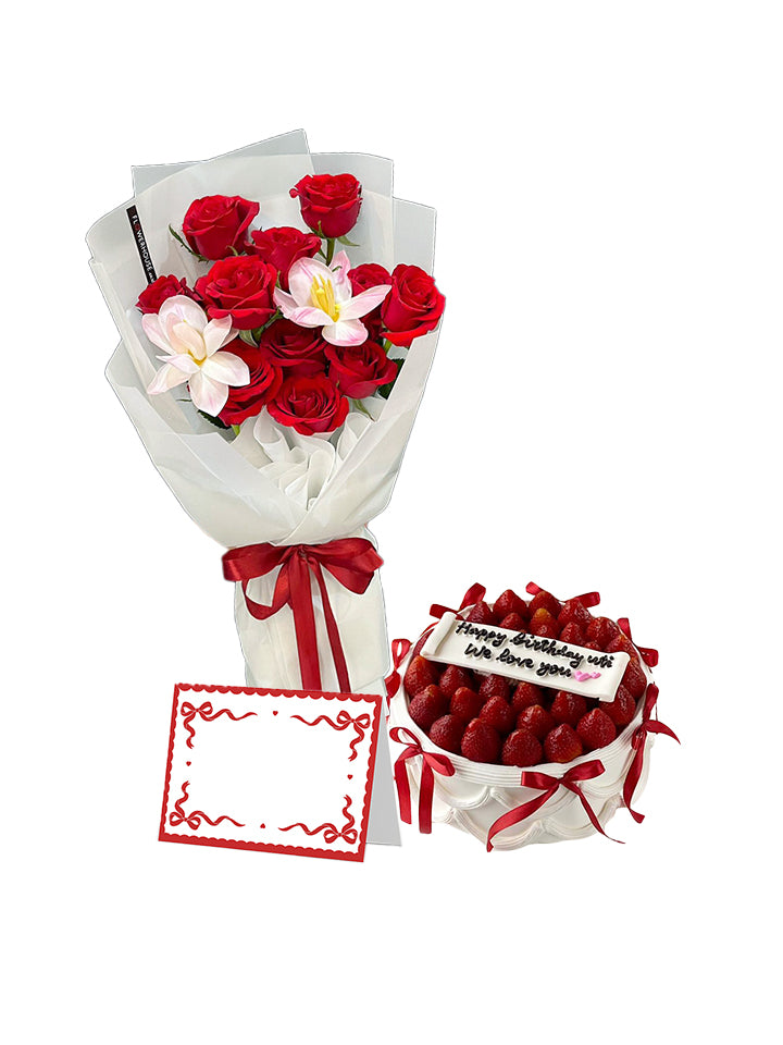 Struck By Cupid Cake Bundle