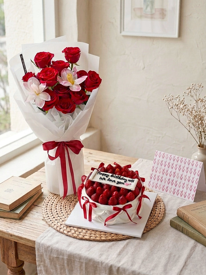 Struck By Cupid Cake Bundle