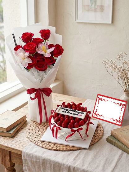 Struck By Cupid Cake Bundle