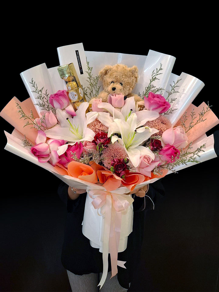 Emma Teddy Choco Bouquet