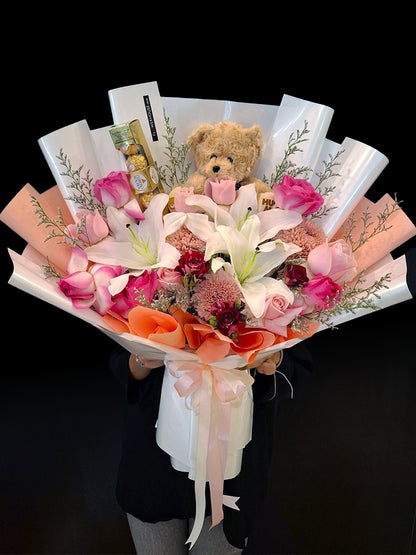 Emma Teddy Choco Bouquet