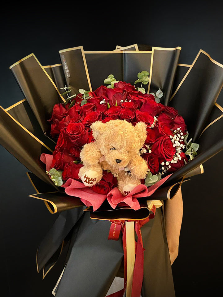 Mi Amor Teddy Bouquet