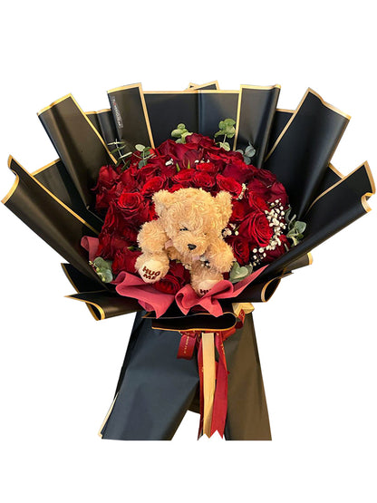 Mi Amor Teddy Bouquet