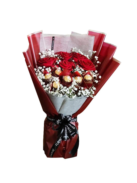 Scarlet Choco Bouquet