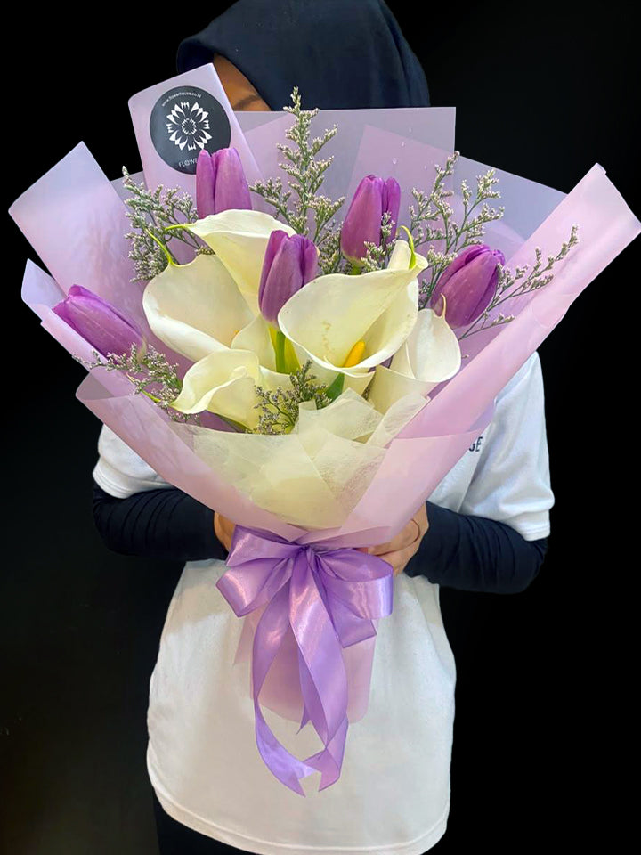 Calla Lily Tulip Bouquet