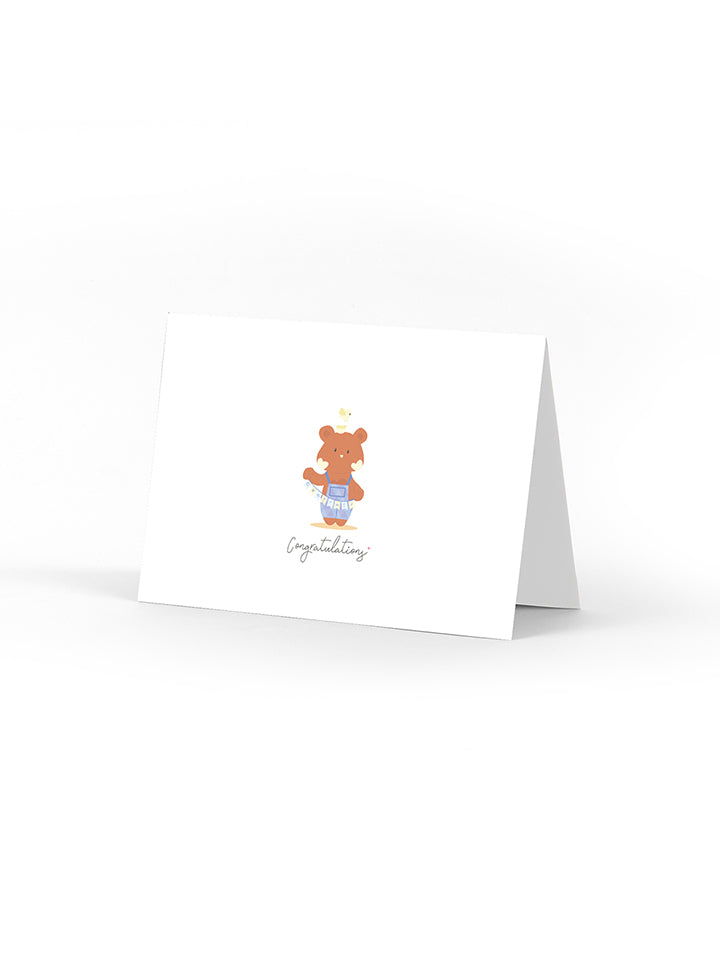 Congratulation Bear Card