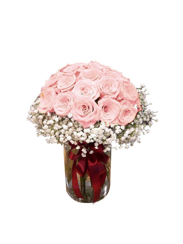 30 Ecuador Roses Vase